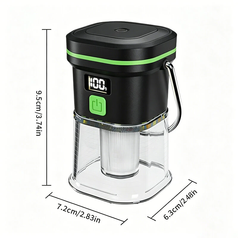 IPRee LY27 1500mAh LED Camping Lantern 350LM 7 Modes Type C Rechargeable Work Light with Digital Display Battery Indicator Waterproof Flashlight — view 9