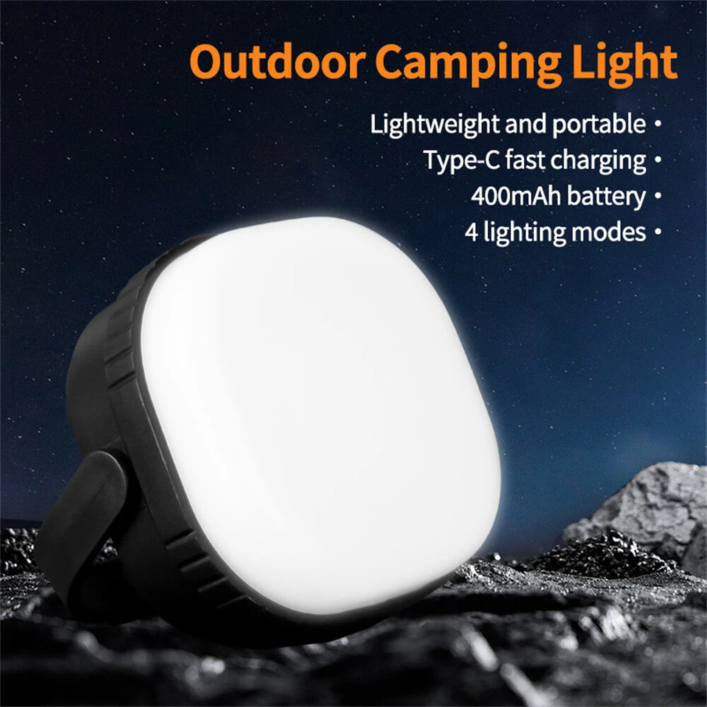 IPRee Mini Camping Light Rechargeable Magnetic Work Lamp with Built-in Lithium Battery, Waterproof Outdoor Repair Lantern Emergency Light — view 2