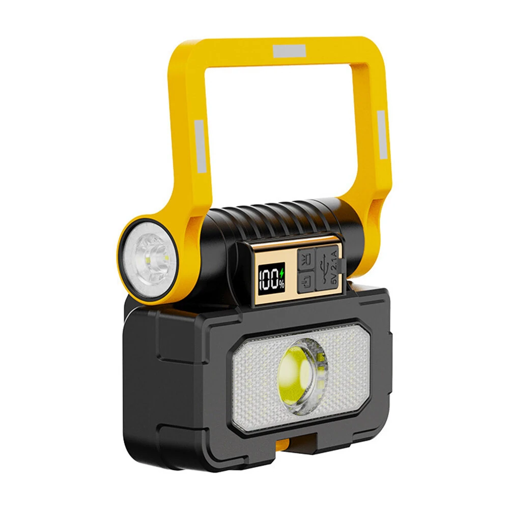 IPRee Multifunctional Folding LED Solar Flashlight Dual Light Source Outdoor Camping Torch Built-in 18 Hardware Tools USB Rechargeable Outdoor Waterproof Emergency Lantern — view 11