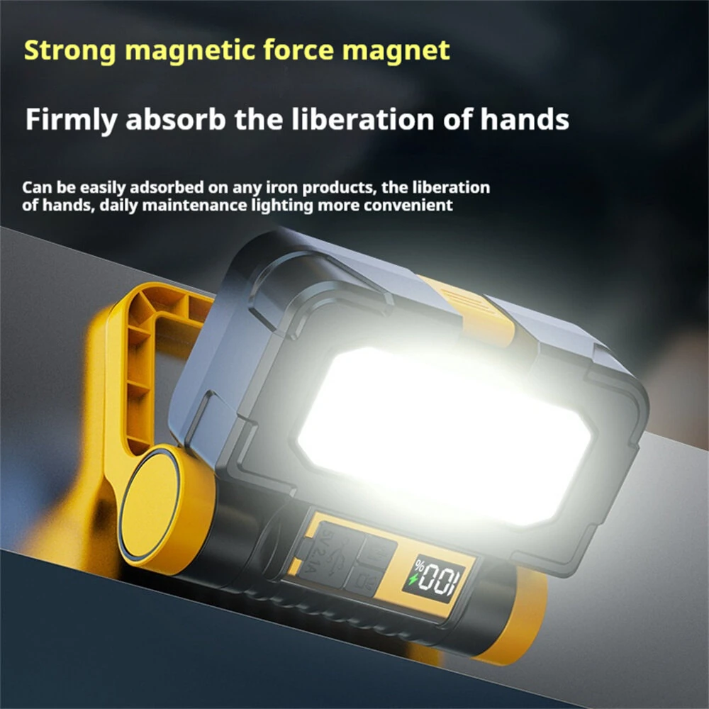 IPRee Multifunctional Folding LED Solar Flashlight Dual Light Source Outdoor Camping Torch Built-in 18 Hardware Tools USB Rechargeable Outdoor Waterproof Emergency Lantern — view 5
