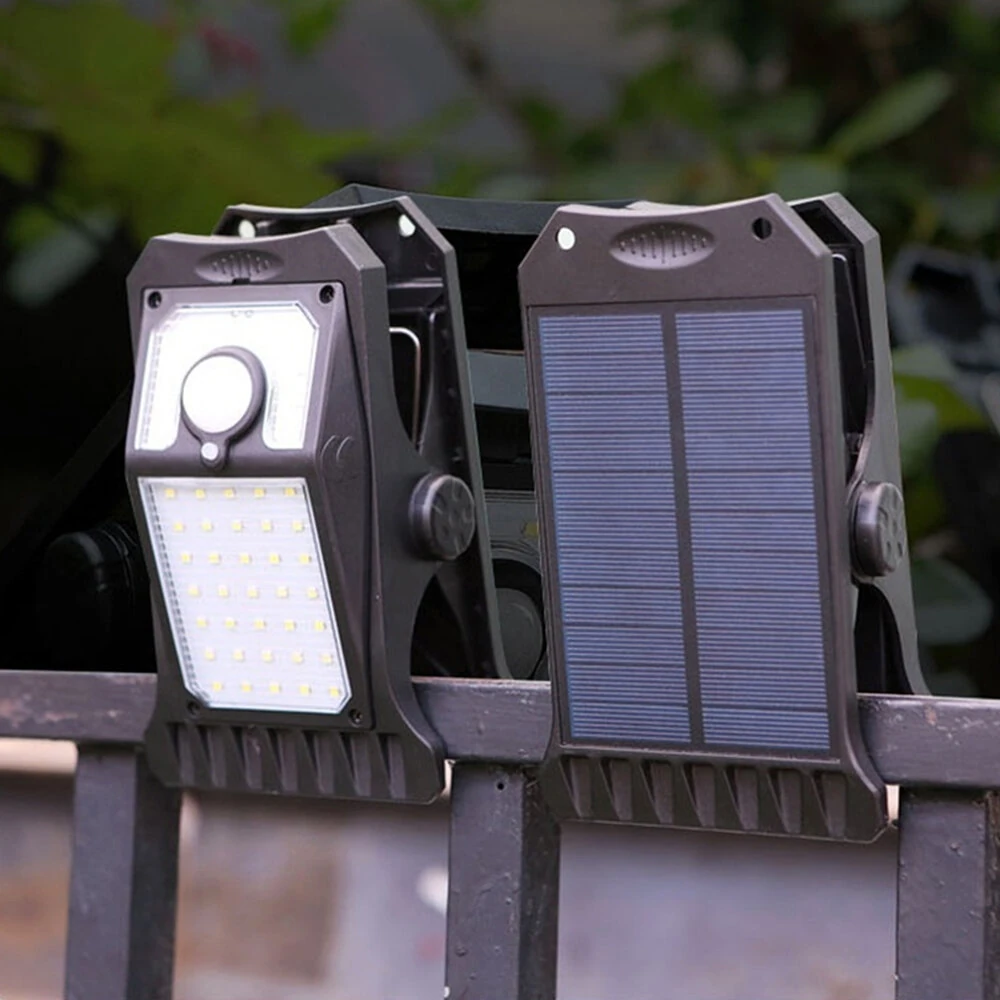IPRee Multifunctional Solar Clip Light Outdoor Portable Waterproof Sensor Lamp Courtyard Garden Lamp Patio Home Camping Wall Lights — view 11