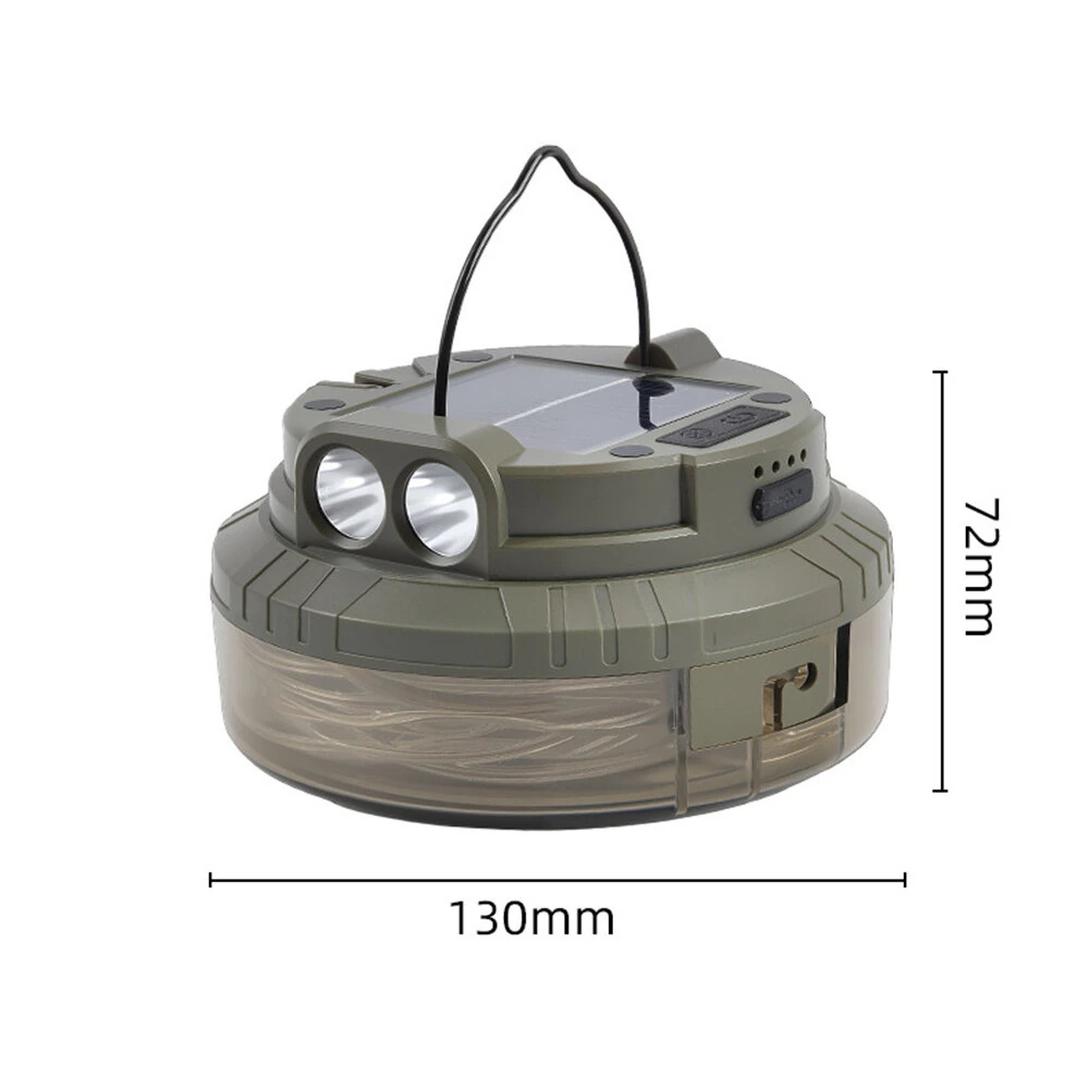 IPRee Outdoor Camping Light String Warm+Colorful Light 20M USB+Solar Rechargeable Waterproof Light Chain Portable Scalable Suspended Sky Tent Atmosphere String Light — view 9