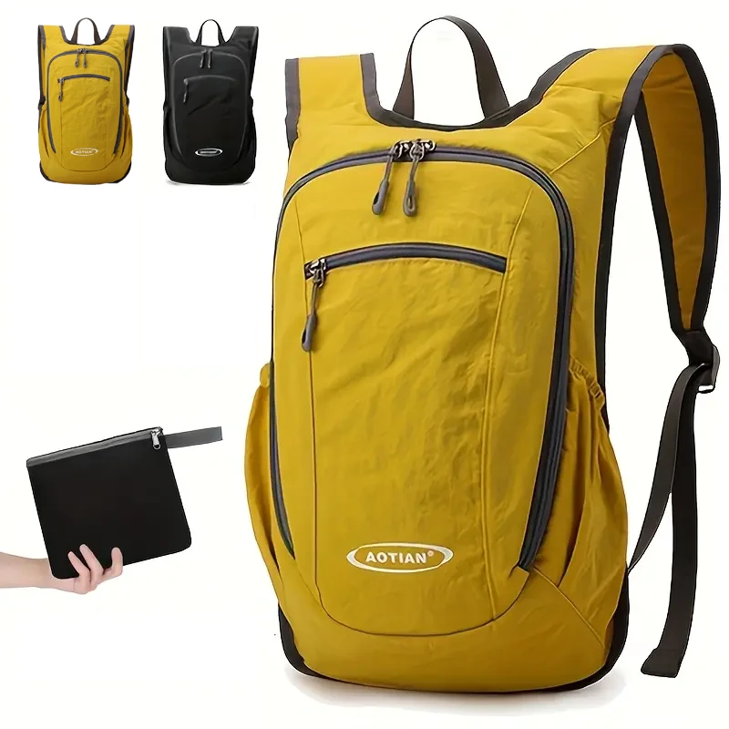IPRee Outdoor Climbing Backpack Large Capacity Mountaineering Bags Foldable Camping Hiking Daypack Waterproof Travel Trekking Rucksack — IPRee