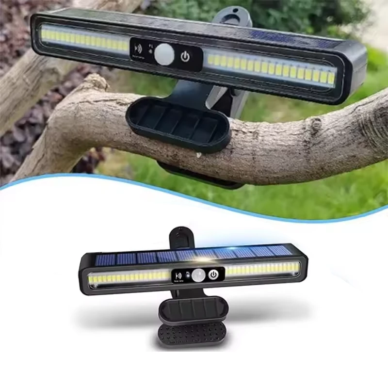 IPRee Outdoor LED Solar Clip-On Landsca Lights Waterproof Street Lantern Motion Sensor Wall Light For Garden Garage Courtyard Staircase Lighting Lamp — image 1