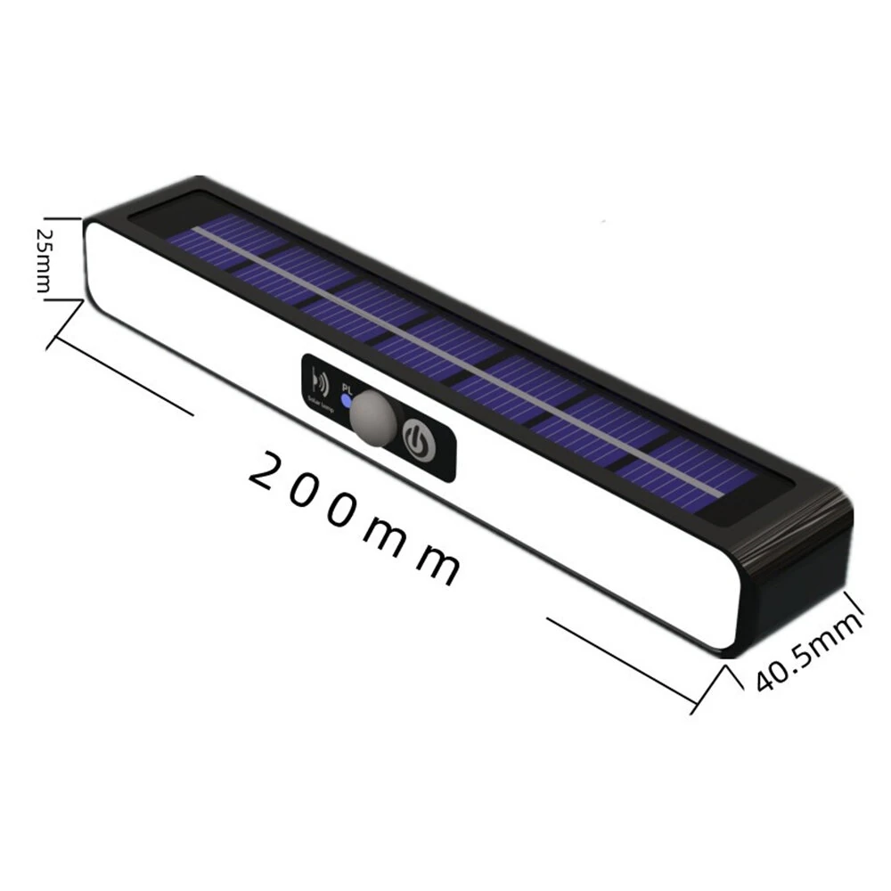 IPRee Outdoor LED Solar Clip-On Landsca Lights Waterproof Street Lantern Motion Sensor Wall Light For Garden Garage Courtyard Staircase Lighting Lamp — view 9