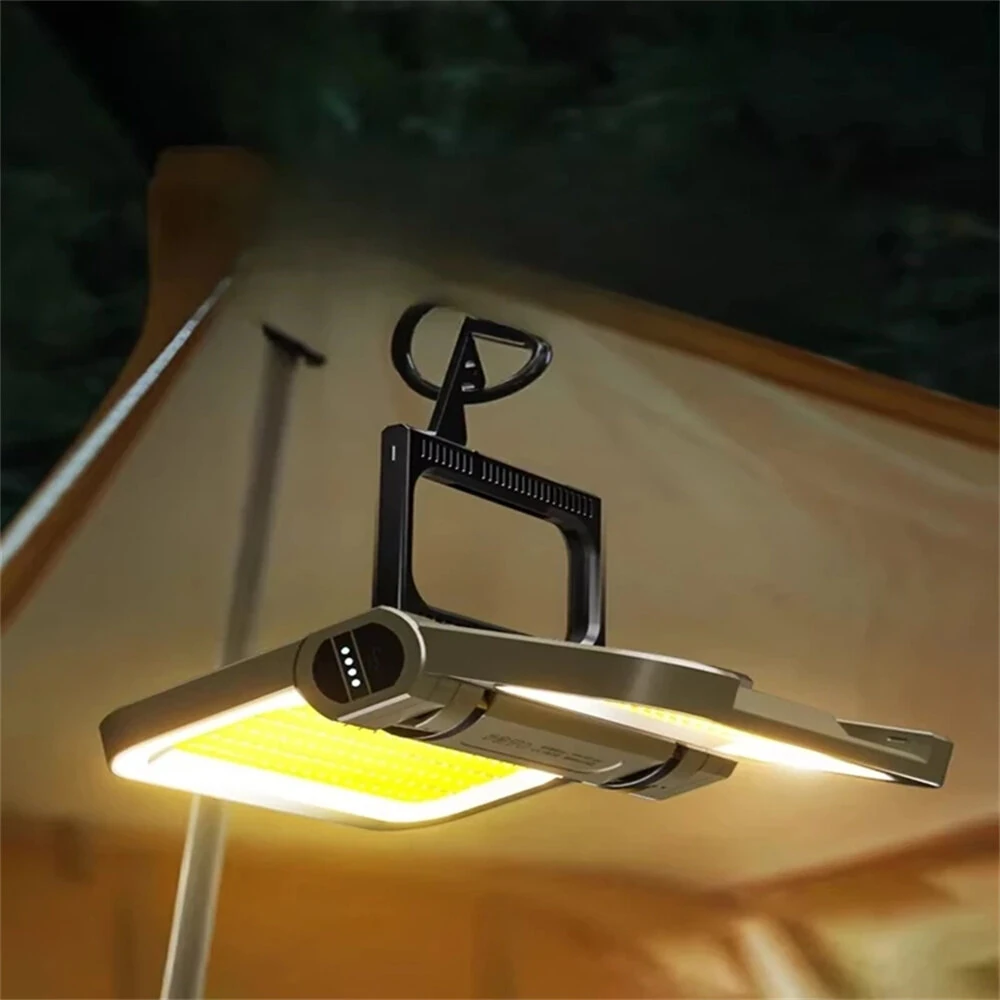 IPRee Outdoor Solar Charging 2000LM Emergency Light Long 5000mAh Battery Life, USB Charging Portable And Long-Lasting Illumination For Outdoor Folding Camping Tent Lights — view 2