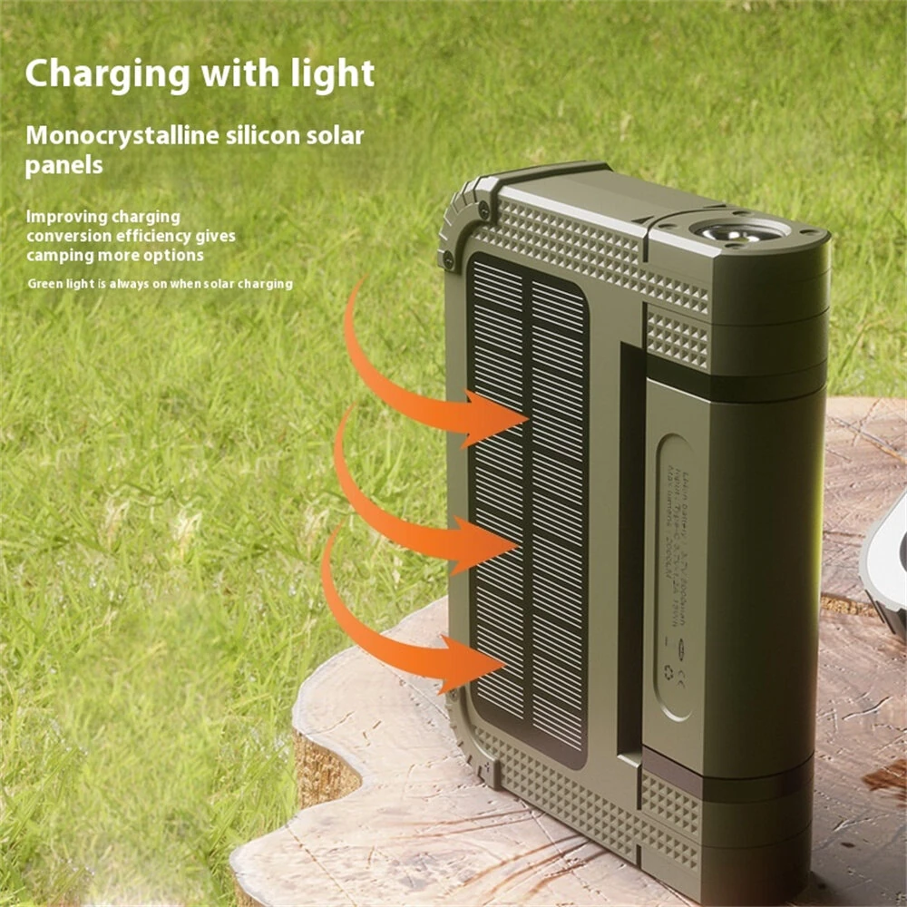 IPRee Outdoor Solar Charging 2000LM Emergency Light Long 5000mAh Battery Life, USB Charging Portable And Long-Lasting Illumination For Outdoor Folding Camping Tent Lights — view 5