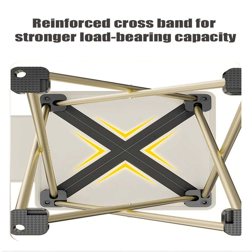 IPRee Portable Camping Folding Chair Outdoor Foldable Camping Stool Fishing Chair Oxford Light Cloth Folding Beach Chair Picnic Seat — view 7