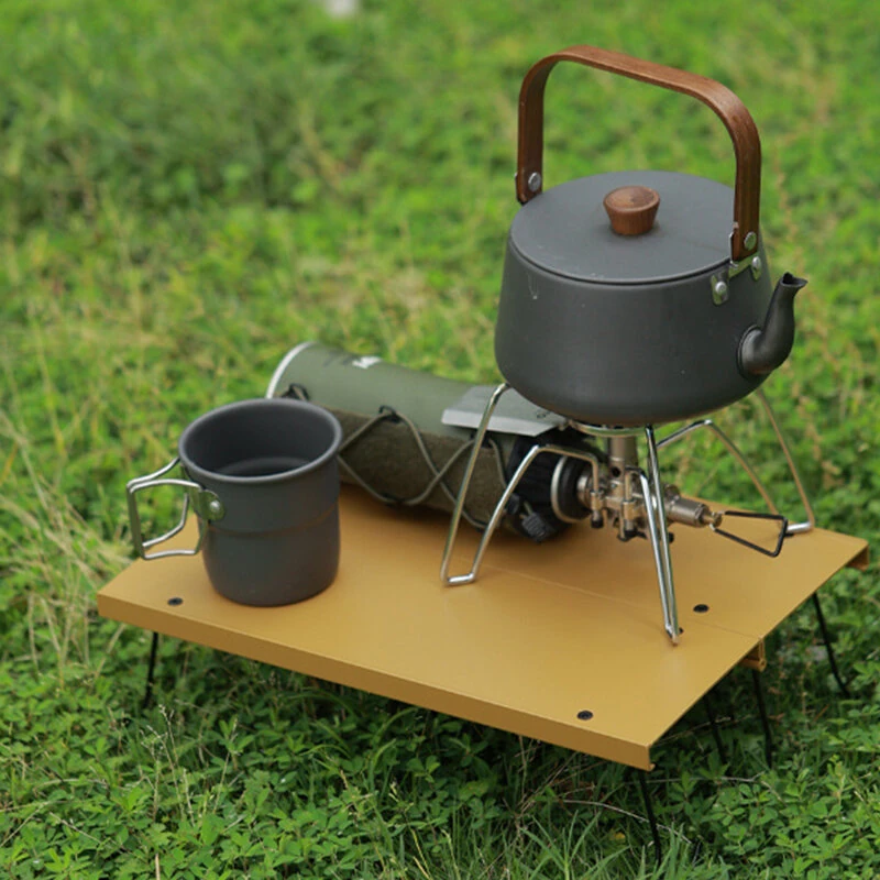 IPRee Portable Folding Camping Table Aluminum Alloy Compact Fast Open for Backpacking Picnic Outdoor Gear — view 7