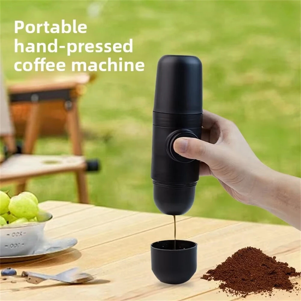 IPRee Portable hand Operated Espresso Machine Italian Espresso Outdoor Camping Coffee Machine For Household Travel And Picnic Use — view 2