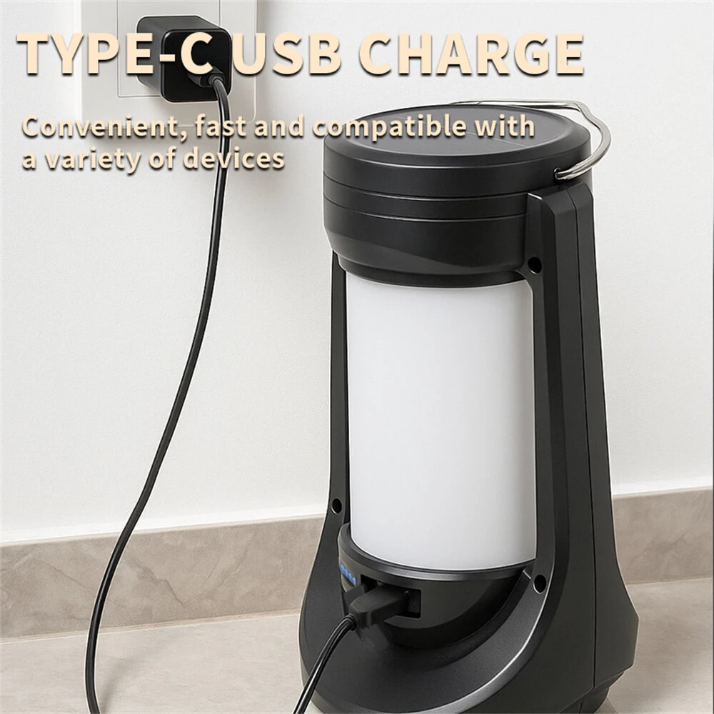 IPRee Solar Camp Light Charging Decoration Atmosphere Light LED Desk Lamp Outdoor Camping Bar Light Table Light Lantern Home Decor — view 5