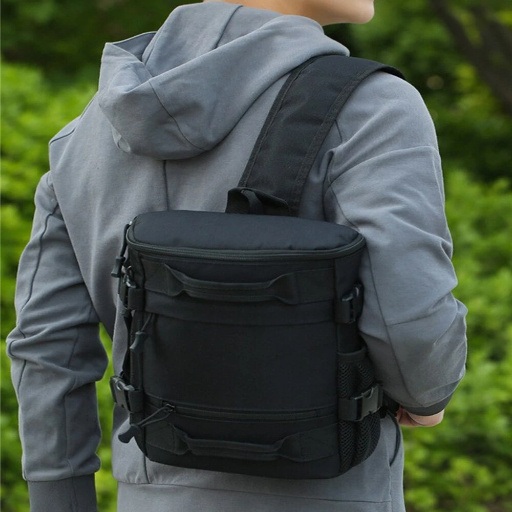 IPRee Tactical Camping Chest Bag Outdoor Hiking Trekking Fishing Cycling Pack Portable Travel Sports Luggage Rucksack Fanny Pack — view 3