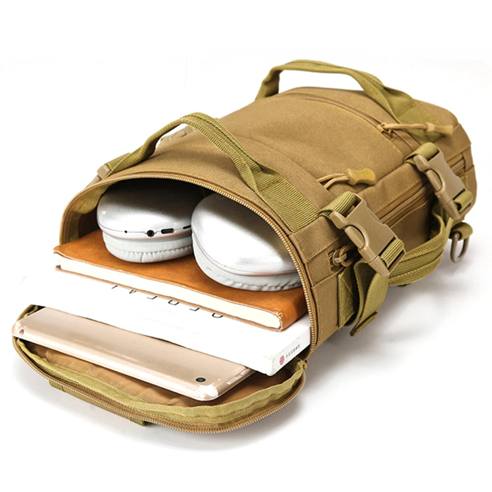 IPRee Tactical Camping Chest Bag Outdoor Hiking Trekking Fishing Cycling Pack Portable Travel Sports Luggage Rucksack Fanny Pack — view 6