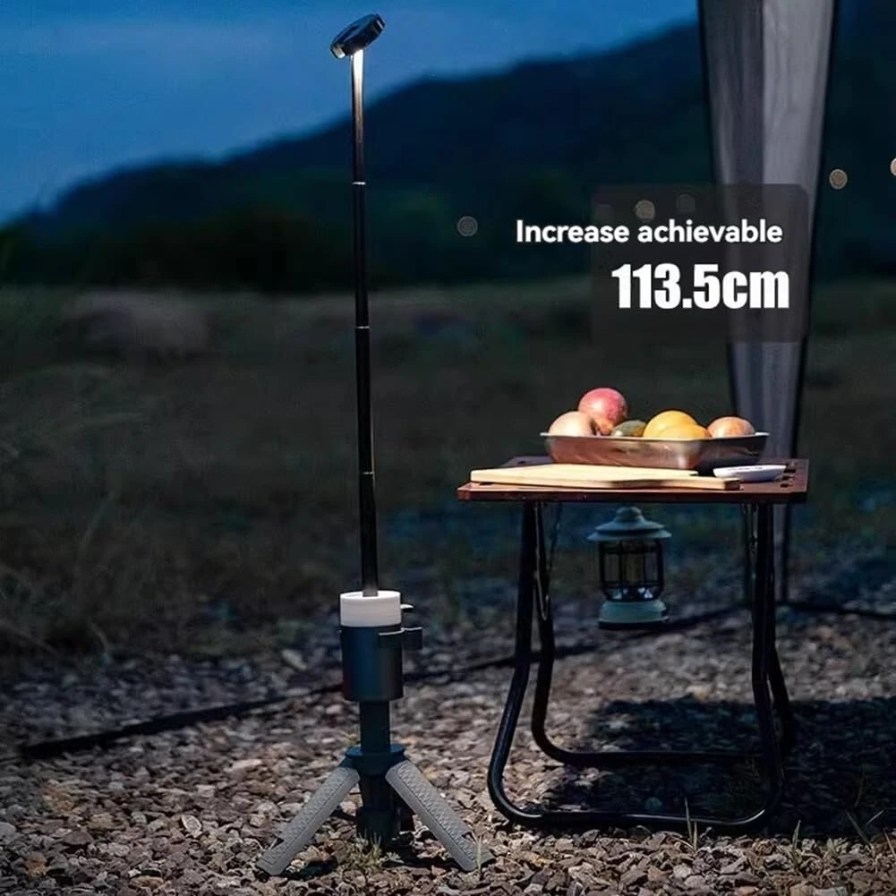 IPRee Telescopic Camping Lantern Rechargeable with 15 Color Temperatures 6000mAh Camping Essentials Portable Waterproof Lanterns for Power Outages, Emergency, Hiking — view 3