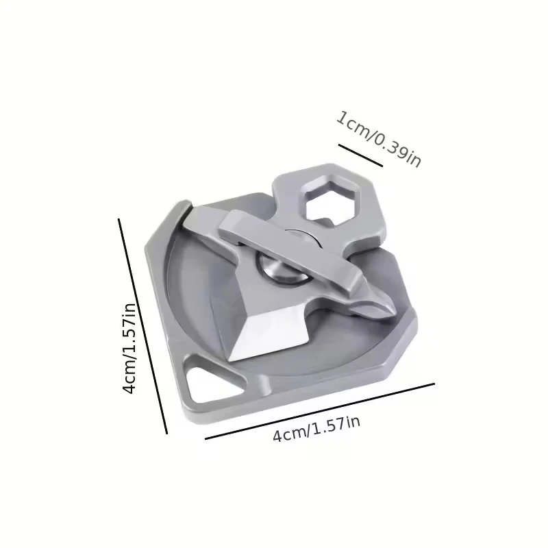 IPRee Titanium Alloy Portable Small Cutting Tools Outdoor Multifunctional Screwdriver Wrench Emergency Key Pendant — view 9