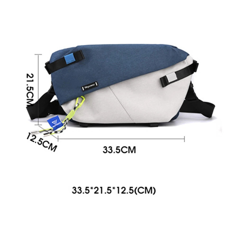 IPRee Unisex Chest Pack Casual Nylon High Quality Panelled Waist Packs Outdoor Travel Crossbody Bag Men Wasit Belt Bags — view 11
