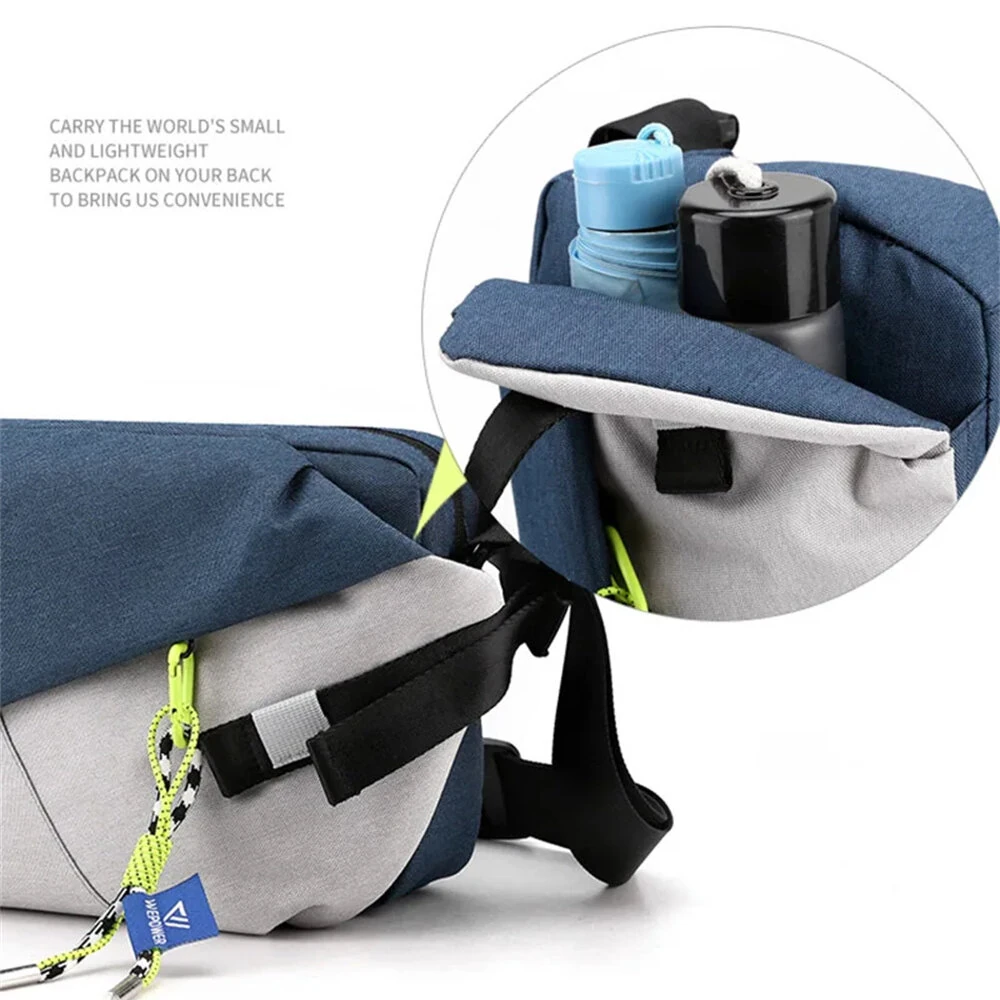 IPRee Unisex Chest Pack Casual Nylon High Quality Panelled Waist Packs Outdoor Travel Crossbody Bag Men Wasit Belt Bags — view 3