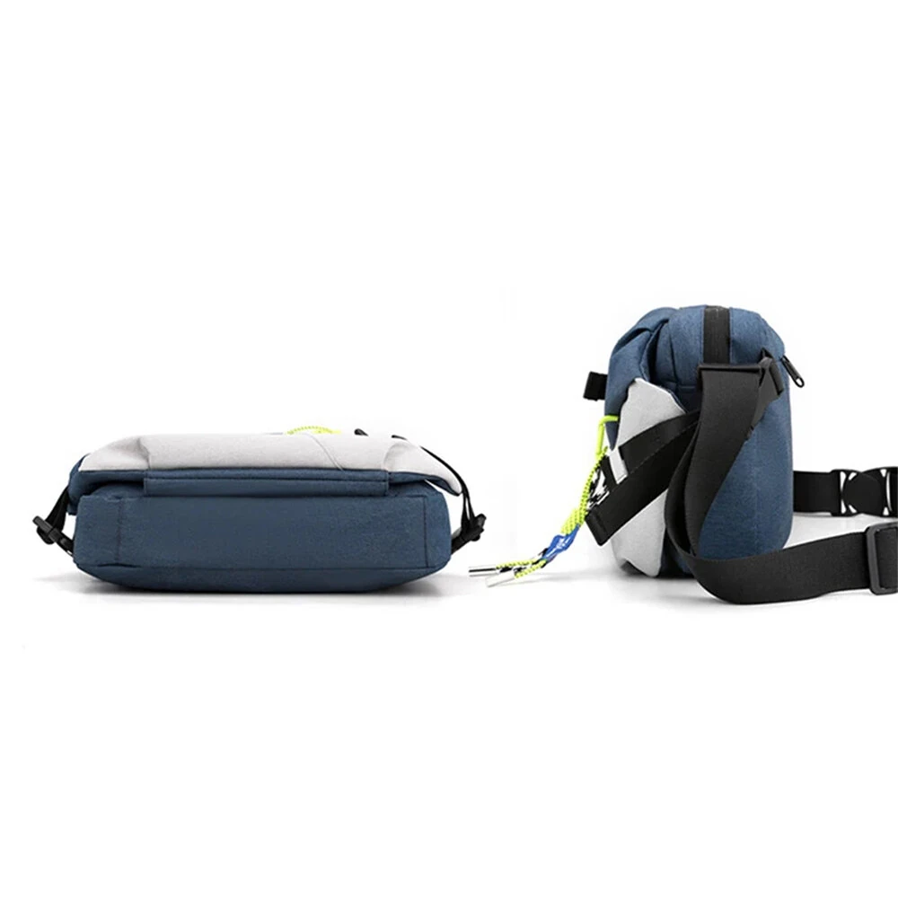 IPRee Unisex Chest Pack Casual Nylon High Quality Panelled Waist Packs Outdoor Travel Crossbody Bag Men Wasit Belt Bags — view 9