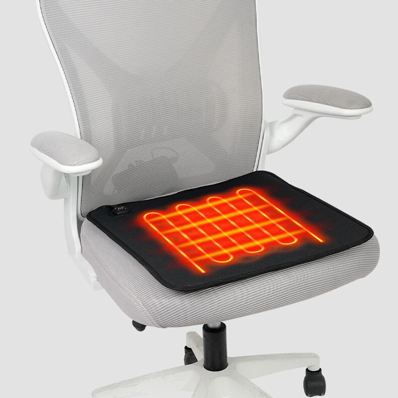 IPRee USB Heated Stadium Seat Cushion with 3 Adjustable Temperature Levels & 10H Auto Shut-Off - Portable Foldable Heating Pad for Sports Events, Outdoor Activities, Hiking, Office, Fishing, Home Travel — image 1