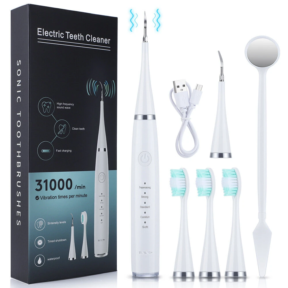 IPX6 Professional Ultrasonic Electric Teeth Cleaner Household Remove Calculus Oral Care Teeth Scaling Dental Instrument — IPX6