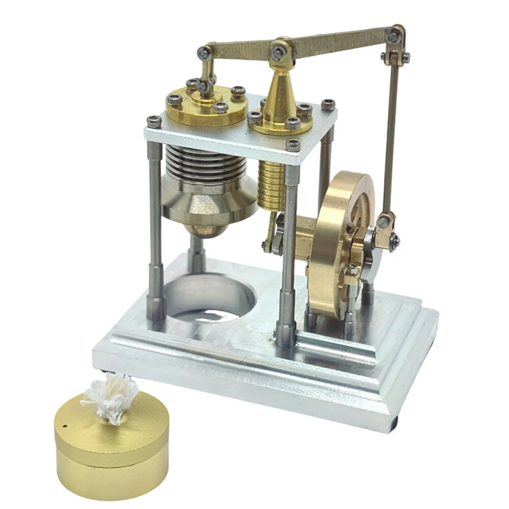 J06D Mini StirIing Hot Air Engine Model Smallest Scale Science Discovery Toys — Pricio