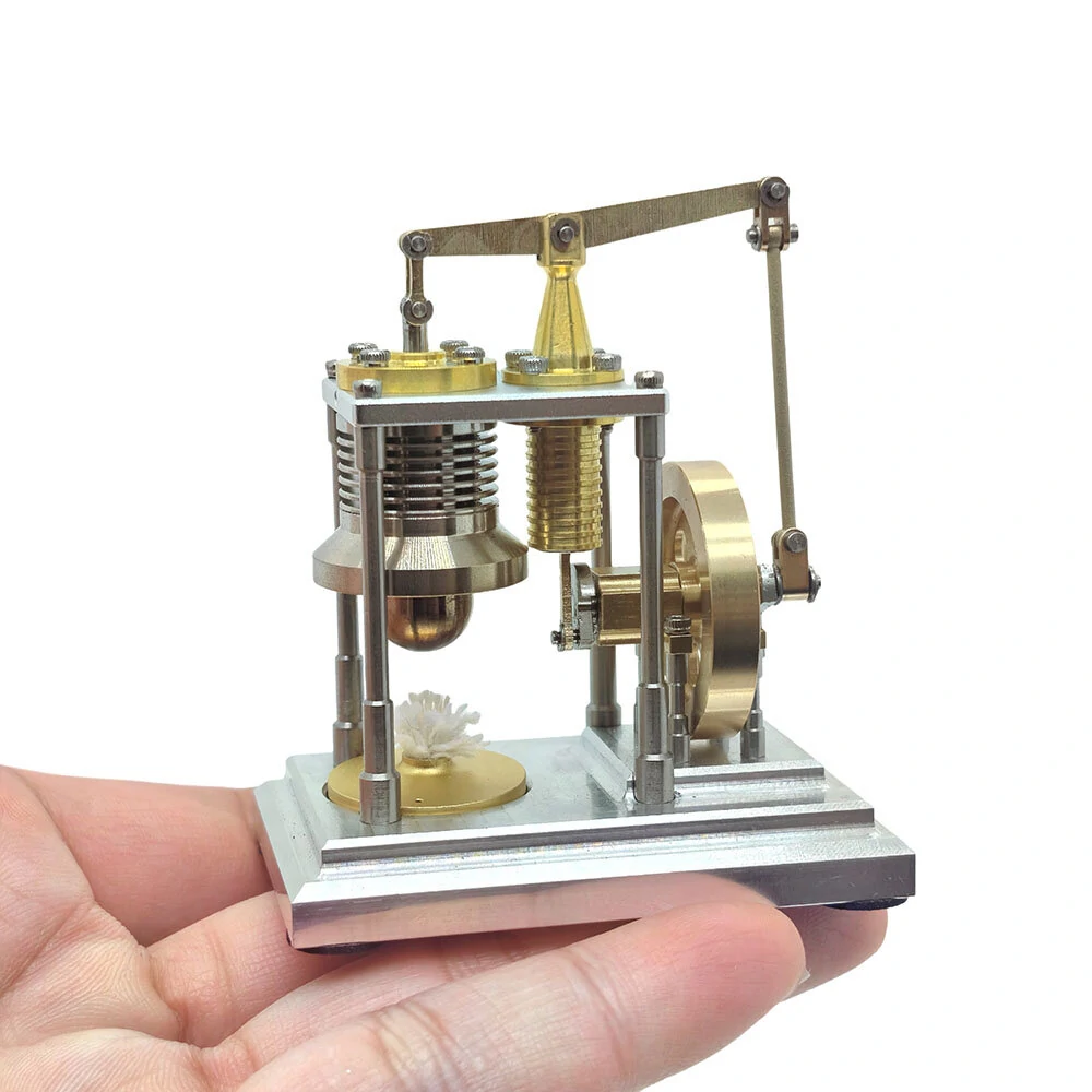 J06D Mini StirIing Hot Air Engine Model Smallest Scale Science Discovery Toys — view 9