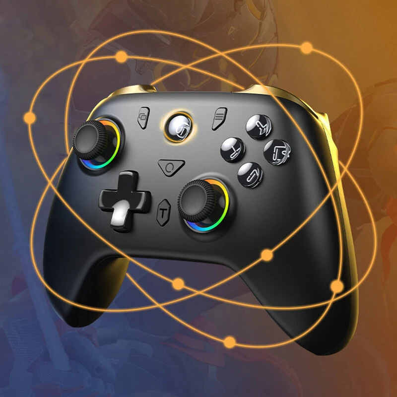Jemdo Xuanwu Hall Effect Joystick Game Controller with Dual Hall Joysticks 1000Hz Polling Rate Wireless Pro Controller for Switch PC Steam Android No Drift Charging Dock — view 2