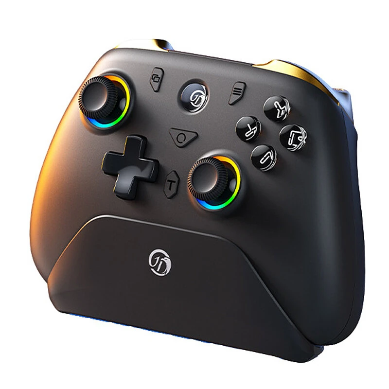 Jemdo Xuanwu Hall Effect Joystick Game Controller with Dual Hall Joysticks 1000Hz Polling Rate Wireless Pro Controller for Switch PC Steam Android No Drift Charging Dock — view 7