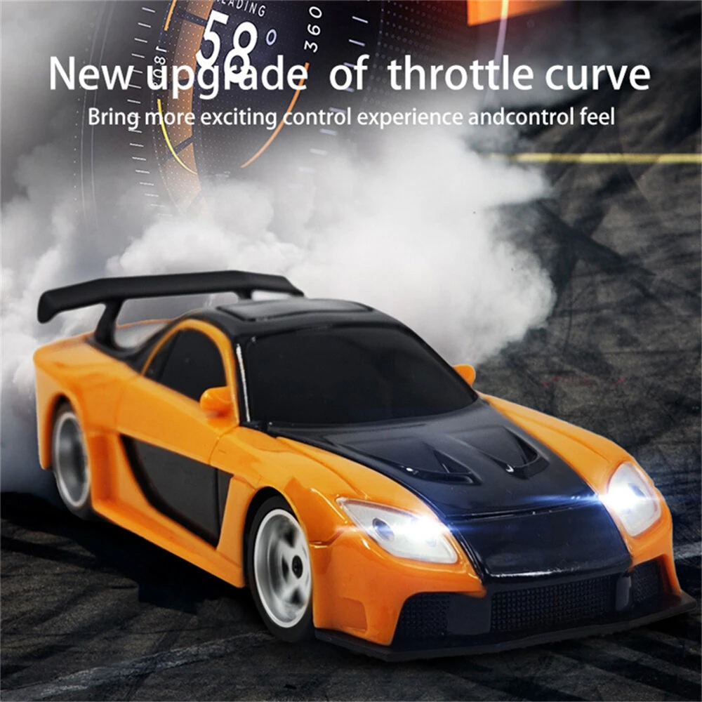 JIABAILE 4301/02/03/04 4305/06/07/08/09 RTR 1/43 2.4G 4WD Drift RC Car Optional Gyro Mini Race LED Light Radio Control High-Speed Motor On-Road Racing Vehicle Model Boys Gifts Outdoor Toys — view 10