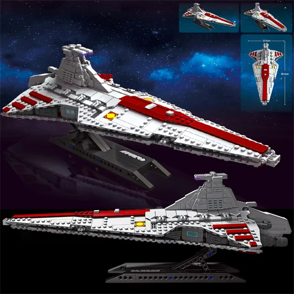 Jiestar 67106 MOC Venator Attack Space Ship / 67109 67109 TIE Bomber Cruiser Fighter Destroyer Building Blocks for Boys Kids Toys — Jiestar