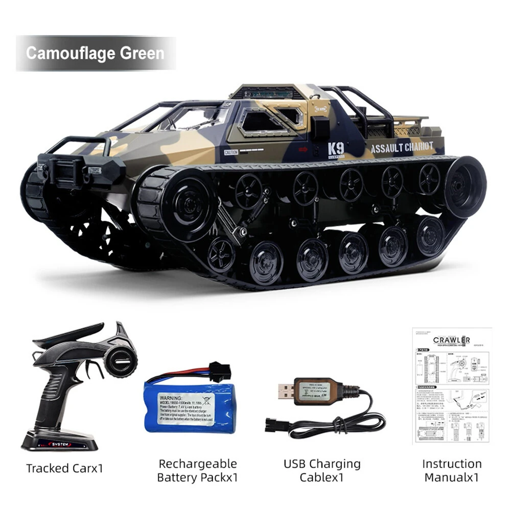 JJRC C8812 MAX RTR 2.4G RC Car Tank High Speed Drift Track Off-Road Truck Full Proportional LED Light 360° Rotate Vehicles Models Toys — view 11