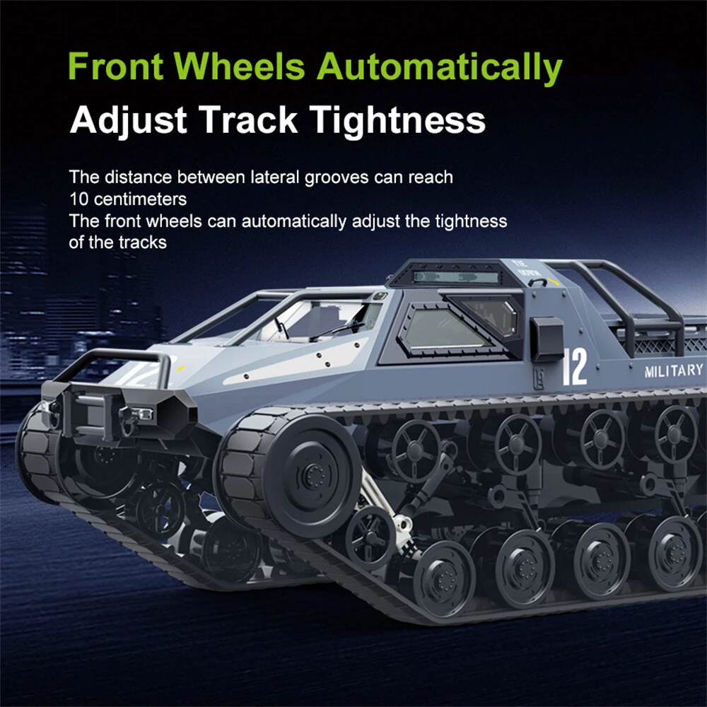 JJRC C8812 MAX RTR 2.4G RC Car Tank High Speed Drift Track Off-Road Truck Full Proportional LED Light 360° Rotate Vehicles Models Toys — view 5
