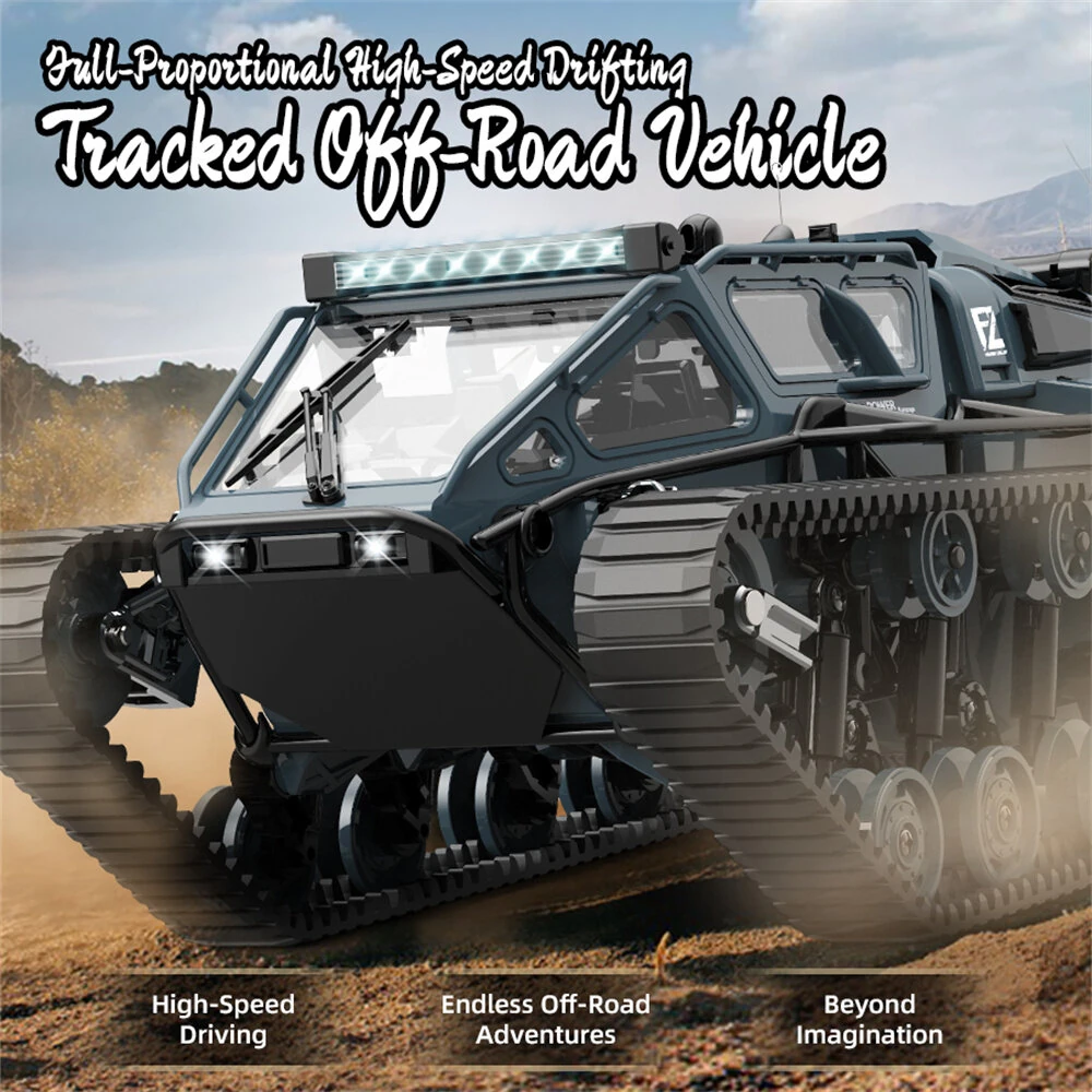 JJRC C8812 RTR 2.4G RC Car Tank High Speed Drift Track Off-Road Truck Full Proportional LED Light 360° Rotate Vehicles Models Toys — view 12