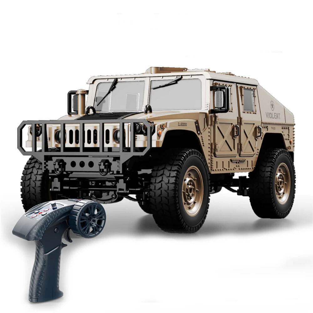 JJRC C8835 Hummer Military Simulation 1/14 2.4G 4WD RC Car Full Proportional Rock Crawler Pickup Off-Road Truck Vehicles Toys
