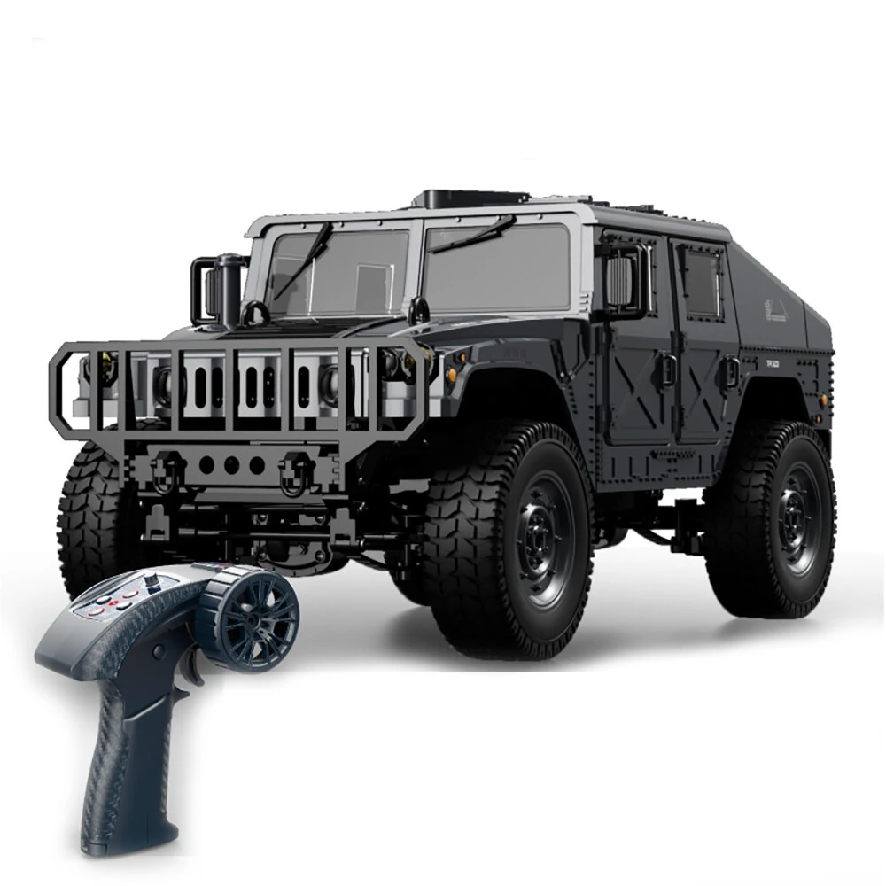 JJRC C8835 Hummer Military Simulation 1/14 2.4G 4WD RC Car Full Proportional Rock Crawler Pickup Off-Road Truck Vehicles Toys — view 2