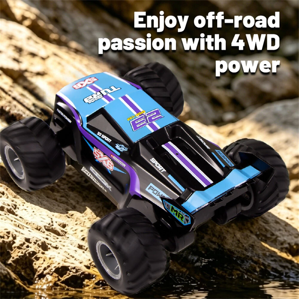 JJRC Q243 RTR 2.4G 4WD RC Car Amphibious Waterproof Off-Road Monster Truck 360° Rotation Remote Control Stunt Vehicles Models Toys — view 5