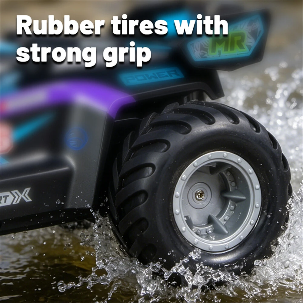 JJRC Q243 RTR 2.4G 4WD RC Car Amphibious Waterproof Off-Road Monster Truck 360° Rotation Remote Control Stunt Vehicles Models Toys — view 6