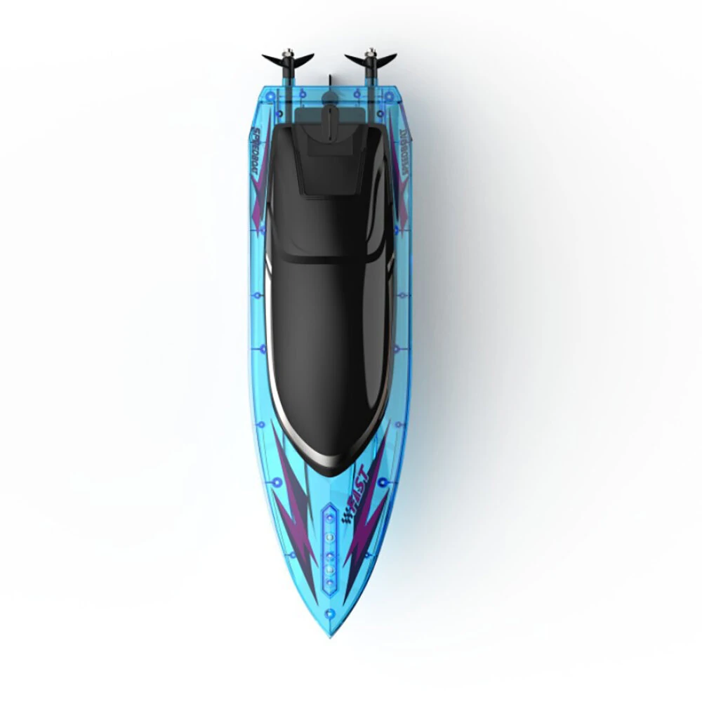 JJRC S15 RTR 2.4 30km/h RC Boat LED Light Capsized Reset High Speed Racing Waterproof Ship Vehicles Models Toys — view 6