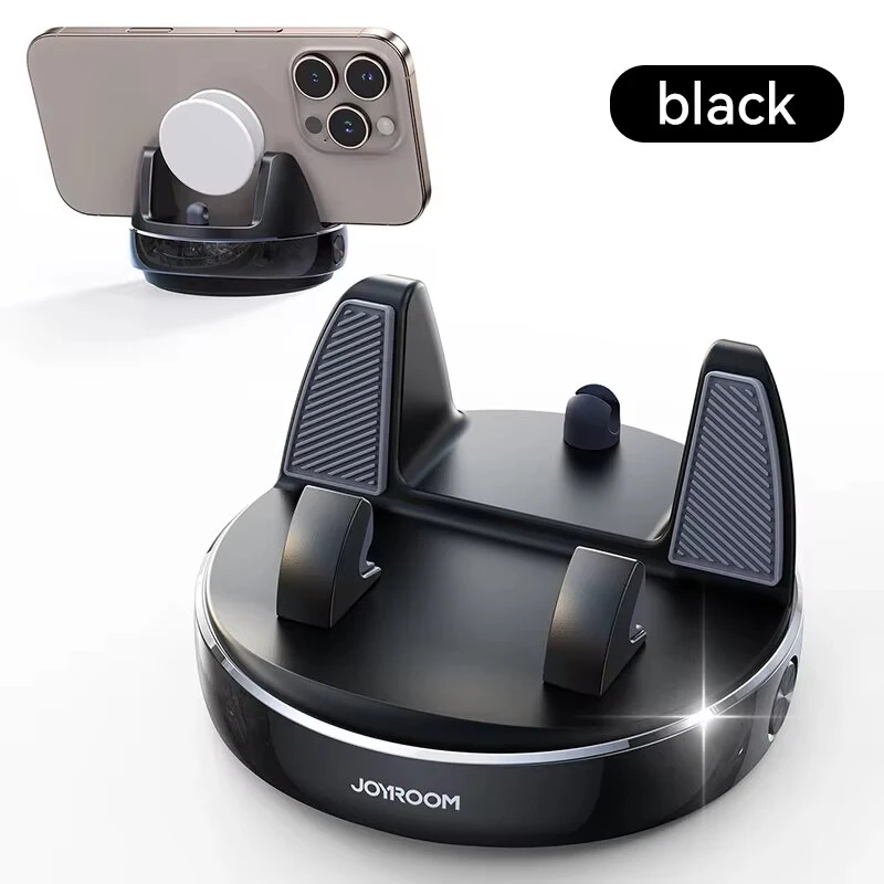 Joyroom Dashboard Car Phone Holder One-Handed Operation 360° Rotation Car Navigation Phone Holder Mount For 4.7-7'' Phones — image 1