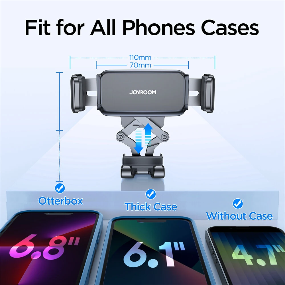 Joyroom ZS283 Car Phone Holder Mechanical Vehicle Navigation Air Vent Dashboard Mount — view 7
