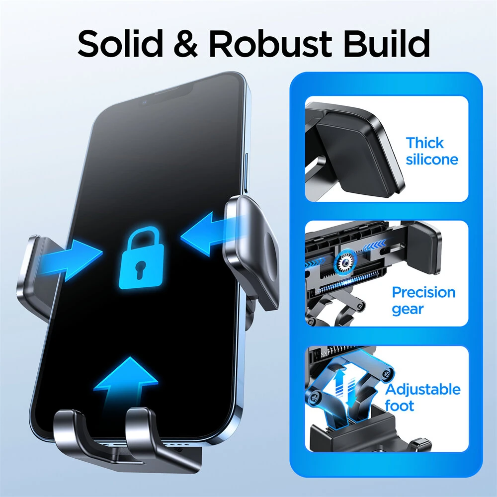Joyroom ZS283 Car Phone Holder Mechanical Vehicle Navigation Air Vent Dashboard Mount — view 8