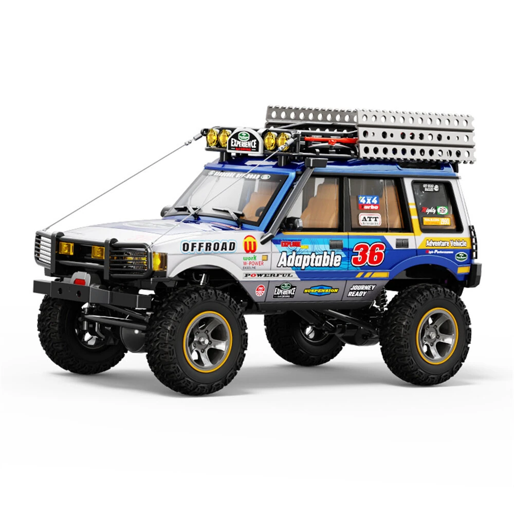 JXC LR1801 RTR 1/18 2.4G 4WD RC Car Rock Crawler Off-Road Climbing Truck Mechanical Three Speed Full Proportional Remote Control LED Light Vehicles Models Toys — view 2