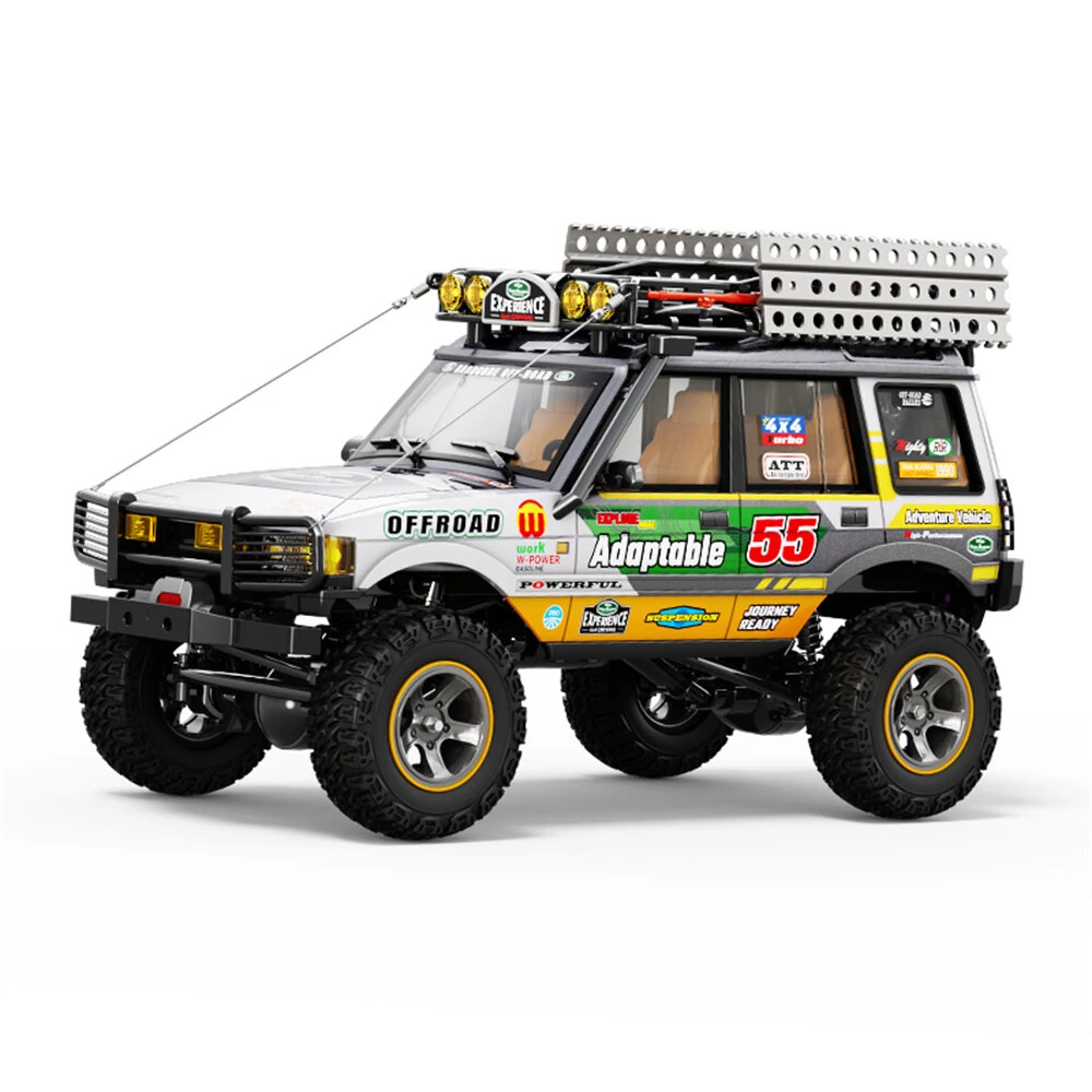 JXC LR1801 RTR 1/18 2.4G 4WD RC Car Rock Crawler Off-Road Climbing Truck Mechanical Three Speed Full Proportional Remote Control LED Light Vehicles Models Toys — view 3