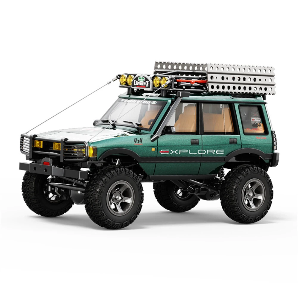 JXC LR1801 RTR 1/18 2.4G 4WD RC Car Rock Crawler Off-Road Climbing Truck Mechanical Three Speed Full Proportional Remote Control LED Light Vehicles Models Toys — view 4