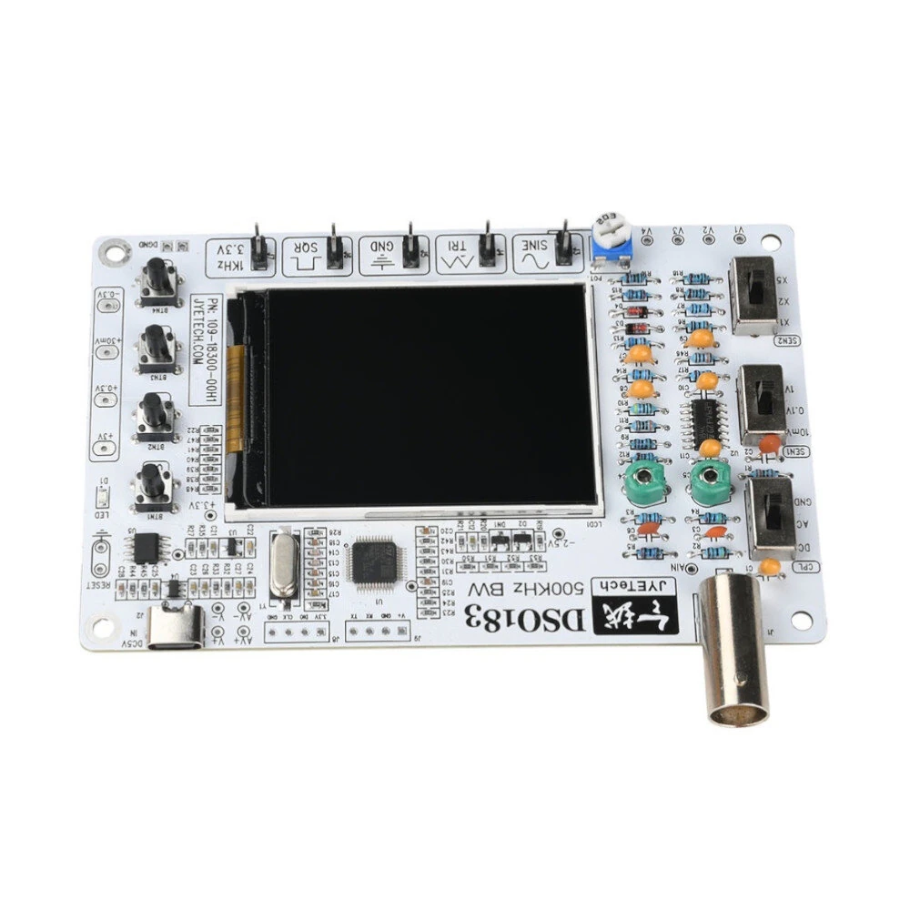 JYETech DSO183 DIY Oscilloscope Kit 500KHz ADC Built in Signal Generator Waveform Display for Electronic Competition Training — view 5