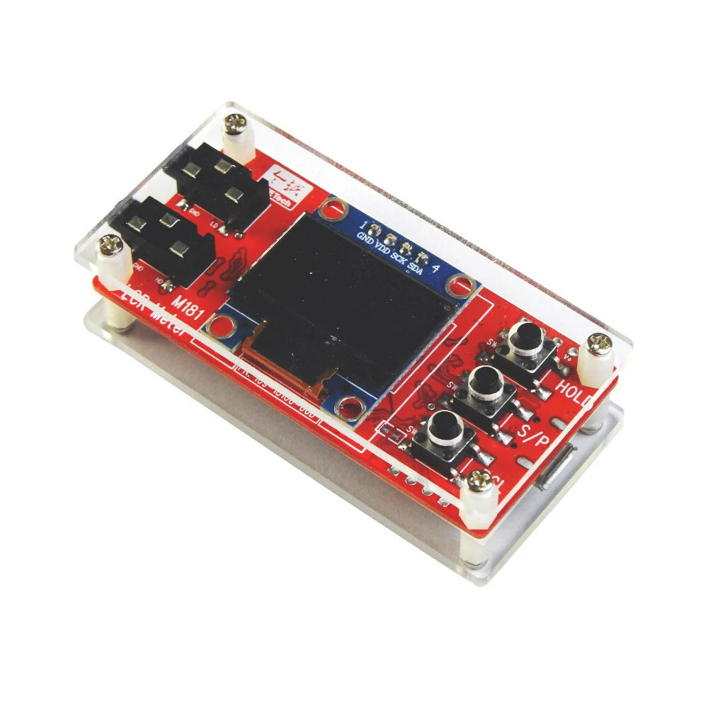 Jyetech M181 LCR Meter 18101K DIY Kit 100Hz 1KHz Test Frequency High-precision Small Value Inductance Resistance and Capacitance Measurement Module — view 4