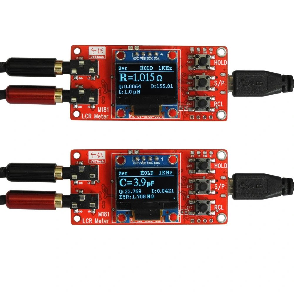 Jyetech M181 LCR Meter 18101K DIY Kit 100Hz 1KHz Test Frequency High-precision Small Value Inductance Resistance and Capacitance Measurement Module — view 5