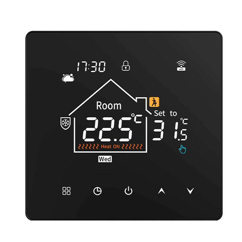 K7 Tuya Smart WiFi Thermostat with LCD Touch Screen for Electric/Water Heating Weekly Programmable Child Lock Voice Control with Alexa Google Home — view 8