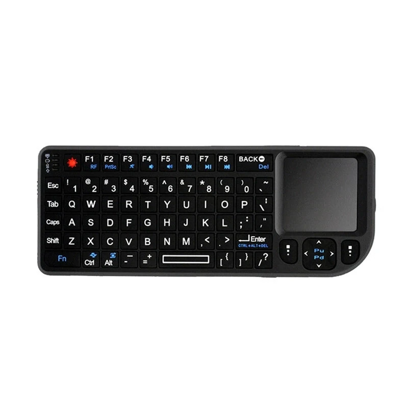 K808 Handheld Wireless bluetooth Mini Keyboard with 7-color Backlight Touchpad Mouse for Smart TV Box PC Tablet — Pricio