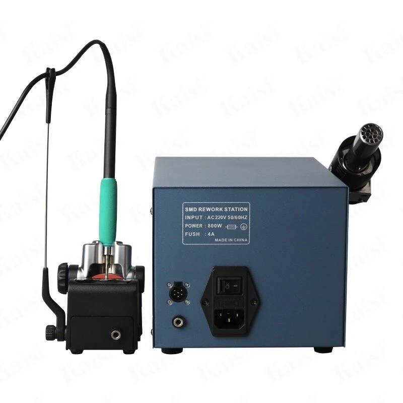 Kaisi 8624P 800W Hot Air Gun BGA Rework Station SMD Soldering Iron 210 Desoldering Station Display Welding Tool 2 IN 1 — view 4